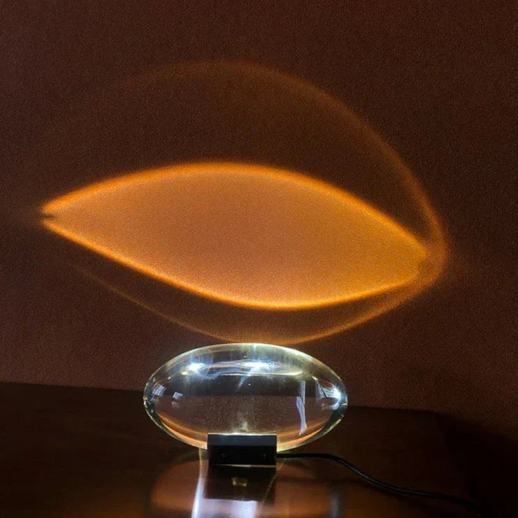 Crystal Sunset Sky Table Lamp