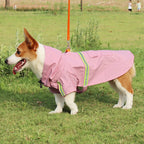 Waterproof Dog Raincoat with Hood & Reflectors