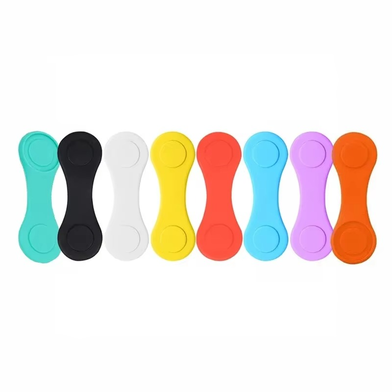 Magnetic Silicone Folding Golf Ball Marker Holder with Hat Clip