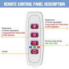 Plantuno Ring Plant Light | LED Grow Light with Timer | USB | Dimmable & 3 Light Colors | 1–4 Heads