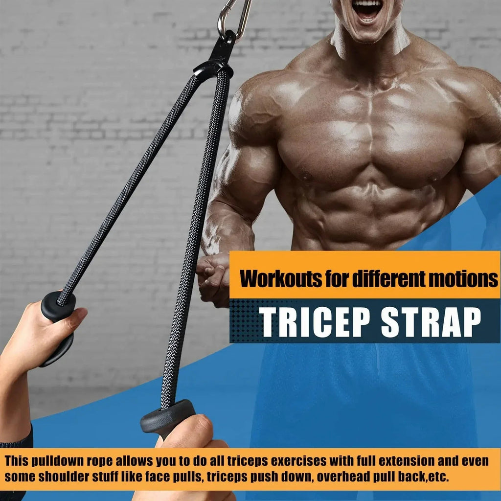 Ergonomic Triceps Rope