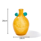 Coloured Globe Handled Glass Jar Vase Collection