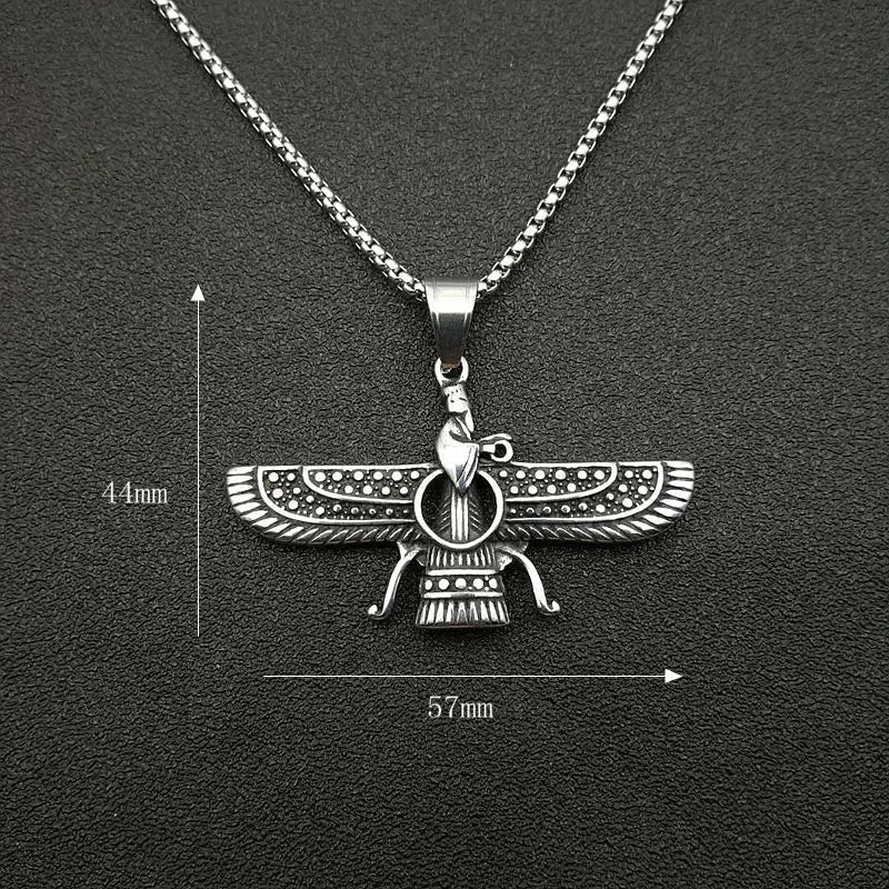 Zoroastrian Faravahar / Ahura Mazda Pendant Necklaces