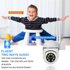 1080P PTZ WiFi Security Camera with Audio, 4X Zoom, Night Vision, Waterproof