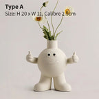 Character Ceramic Vase