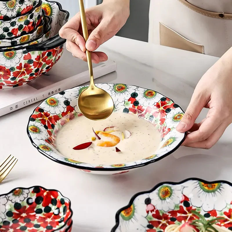 Summer ceramic bowls
