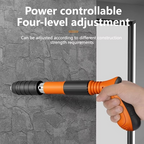 Versatile High-Precision Manual Nail Gun with Nails - Ideal for Woodworking and Concrete Decoration