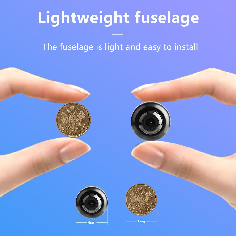 LuxVision Elite Mini Camera | 1080P HD wireless surveillance for discreet monitoring