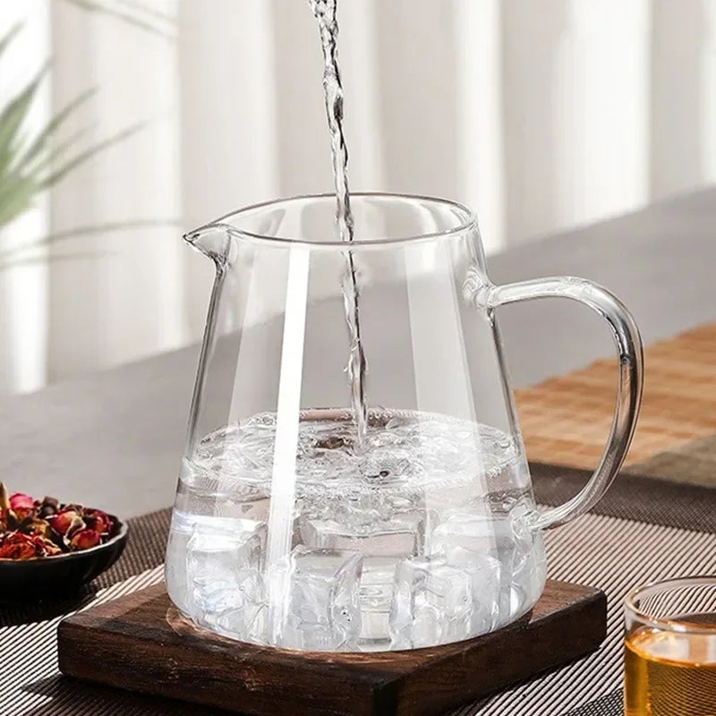 450ml-950ml Heat Resistant Glass Teapot – Stainless Steel Tea Filter, Flower Kettle for Kung Fu Tea, Puer and Oolong Tea