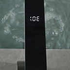 LED Sink Faucet with Digital Temperature Display and Hot-Cold Mixing Function
