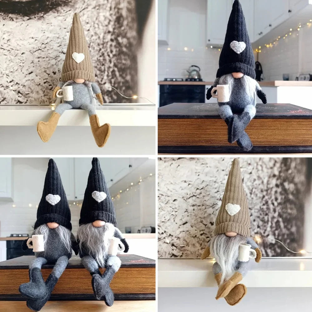 CaféCharm | Cheerful Coffee Gnomes as Decoration