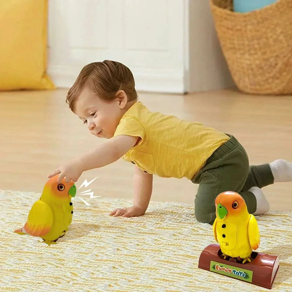 Interactive parrot that repeats everything