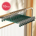 Closyra Stainless Steel Hanger with Clips | Adjustable & Non-Slip | For Skirts, Pants & Underwear | Space-Saving & Seamless
