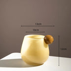 Globe Glass Chubby Vase