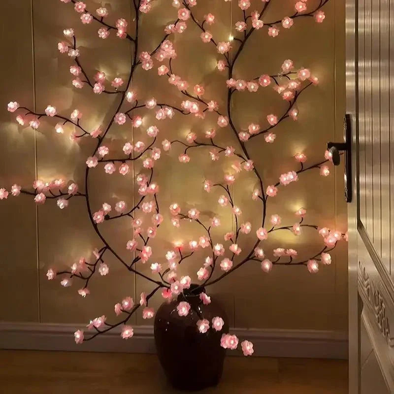 PetalGlow - Enchanting Sakura LED Light Garland