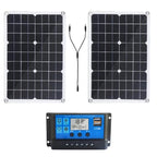SolaVibe Solar Panel 1200W | Flexible 12V Charging Panel | 2x USB & 100A Charge Controller | Outdoor Camping