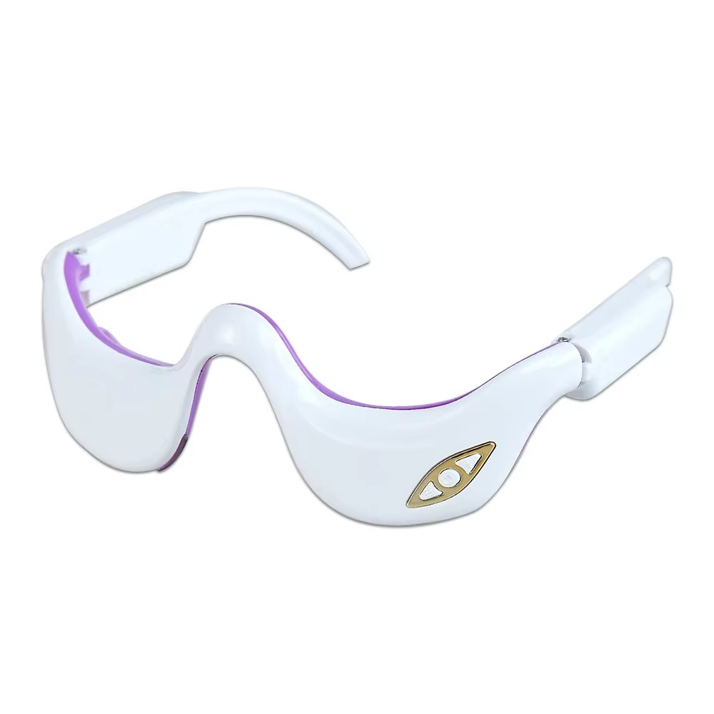 Under Eye Red Light Therapy Massager Glasses Microcurrent Eye Device for Dark Circles and Puffiness