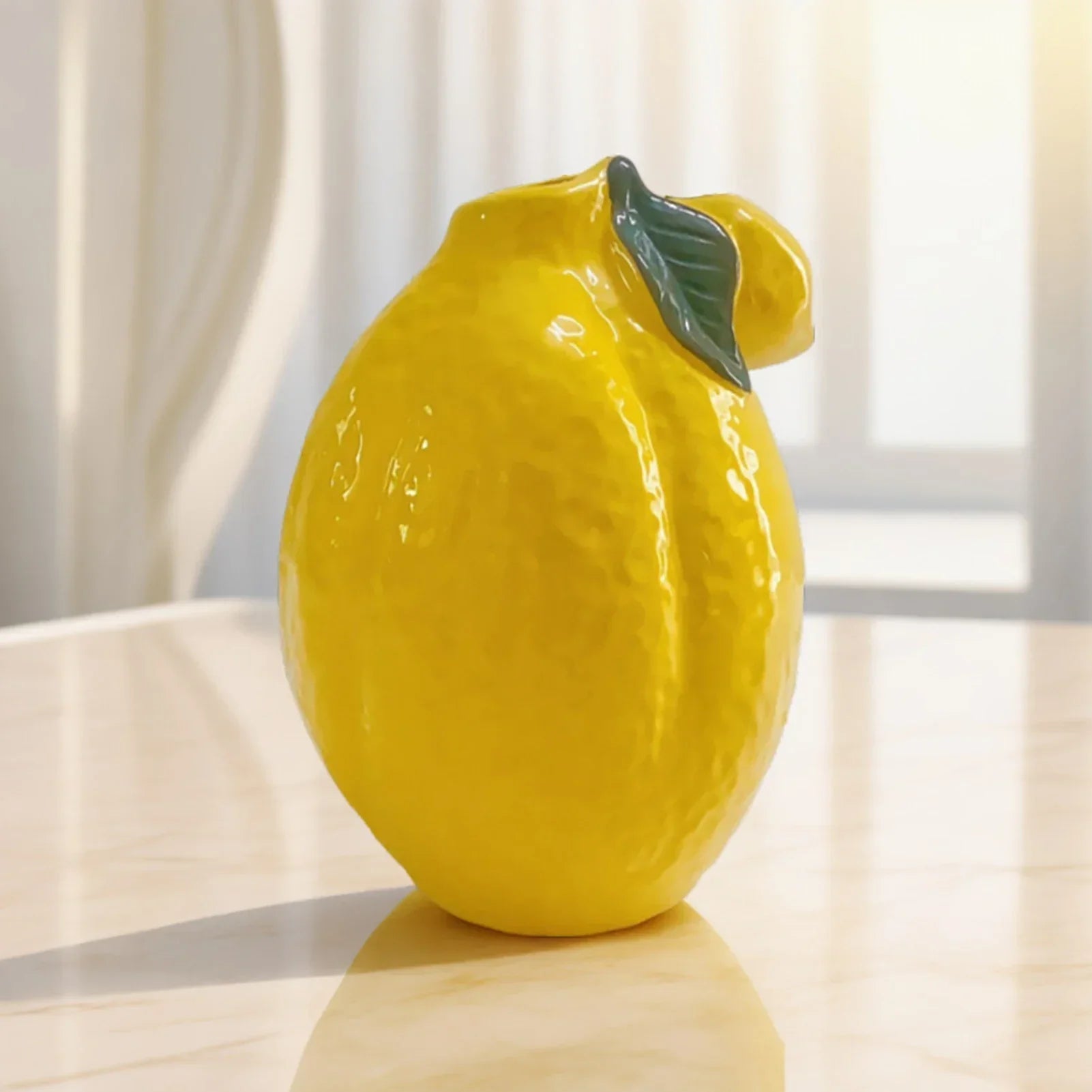 Lemon Ceramic Vase