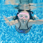 2-Pack HD Swimming Goggles with Earplugs, Wide-View Waterproof Dive Mask