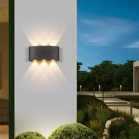 Modern LED Wall Sconce - Versatile Indoor Lighting Fixture 4W, 6W, 8W