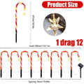Candy Cane Lane LED Solar Lamp