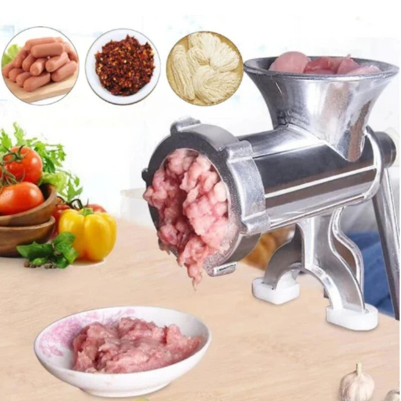 Meat Grinder Kraftivo | Manual | Aluminum Alloy | For Ground Meat, Sausages & Dough