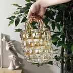 Glass Bag Vase