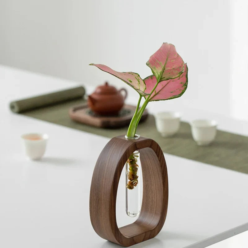 Nordic Style Oval Frame Tube Vase