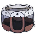 Pawvia Foldable Cat Tent | Portable Outdoor Enclosure for Cats & Small Dogs | Breathable & Washable | 72×72×45 cm