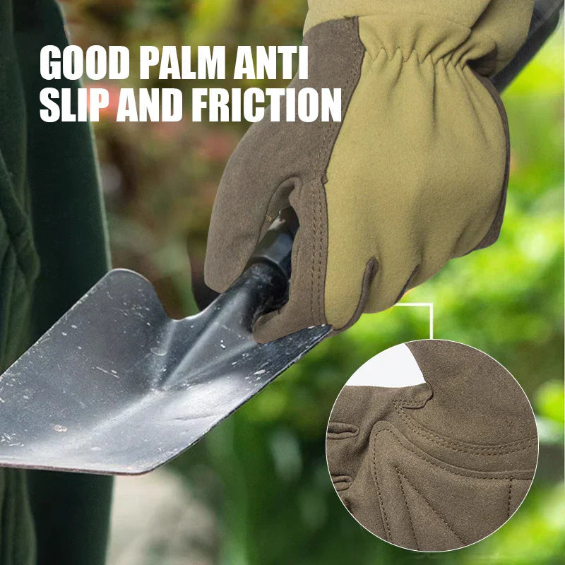 GardenGuard Thorn Gloves | Breathable & Durable Microfiber Leather | For Female Gardeners