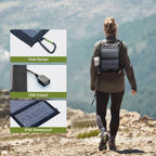 Solvita Mini Solar Panel | Foldable & Ultralight | 10W USB | For Outdoor & Travel