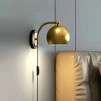 AntiqueAura – Classic Vintage Wall Lamp with Plug for Elegant Spaces