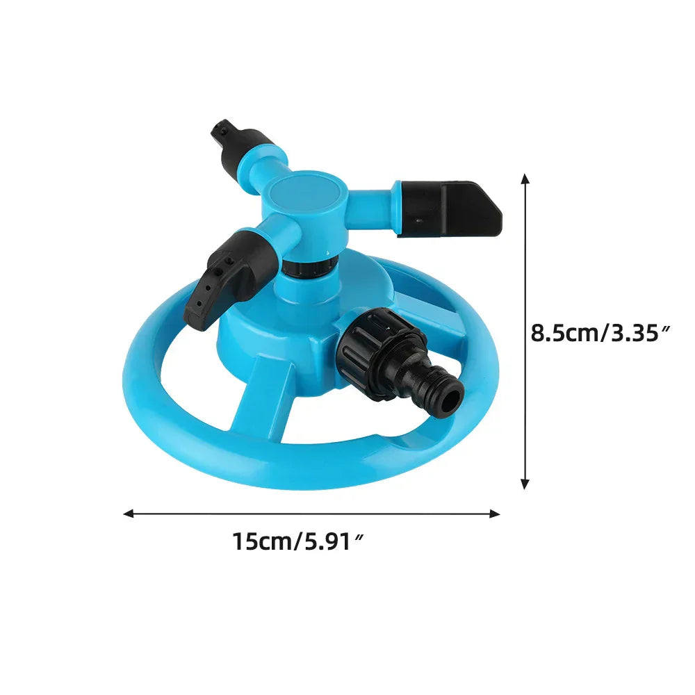RainTiva Sprinkler | 360° Rotation | Water-saving & Durable | For Garden & Lawn Care