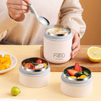 LunchBuddy Premium Lunch Box | Leak-Proof & Sustainable | Bento Box with Compartments | Ideal for Work & School