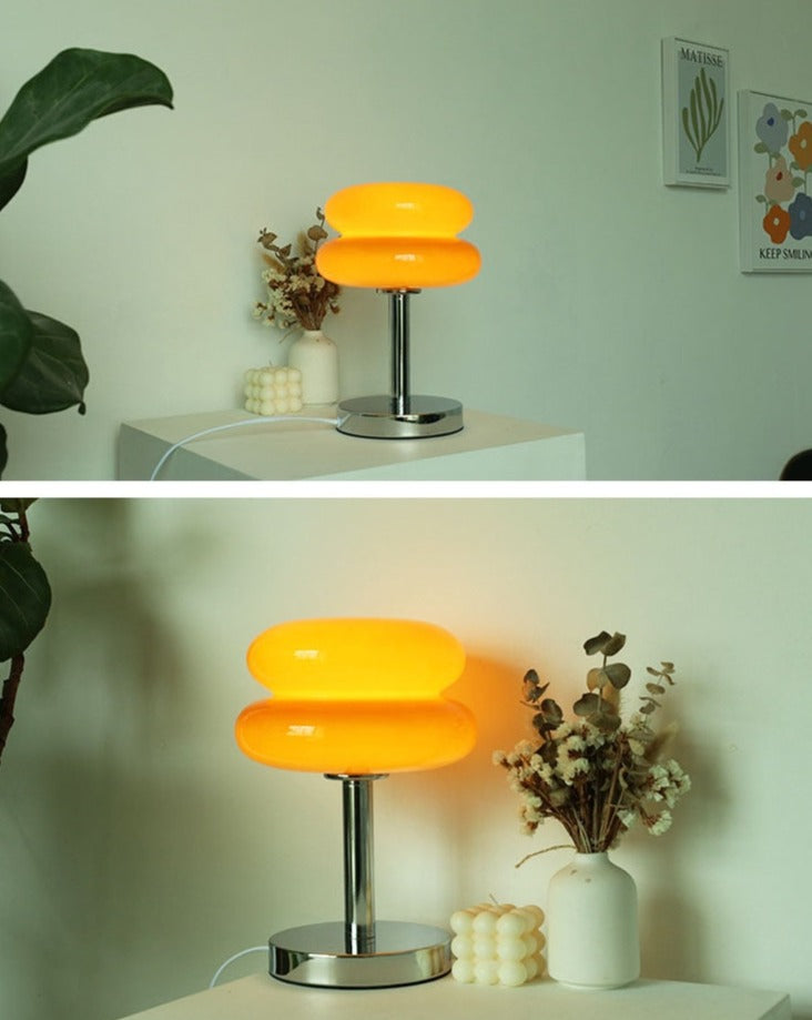Macaron Glass Retro-Modern Dimming Lamp