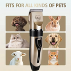 Cordless Pet Hair Trimmer Kit for Dogs and Cats – Electric Precision Grooming Clippers