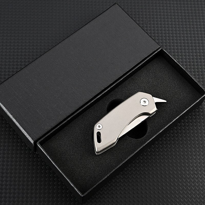Titan-Titanium alloy Bag Keychain Knife