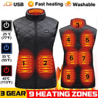 ThermaBelle Women's Heating Vest | USB Heated Vest with Infrared Technology | Temperature Regulating & Lightweight | Ideal for Autumn & Winter