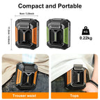 Venturio 3-in-1 Clip Fan | With LED & Powerbank | Portable & Powerful | 4000 mAh Battery
