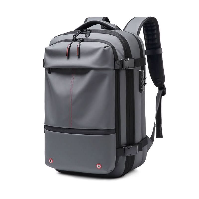 Compressible laptop backpack for travelling