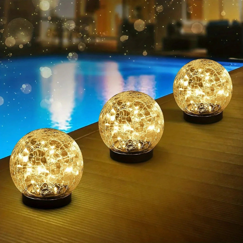 Solar-Powered Glass Ball Magical Garden Light