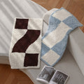 Wavy Grid Mini Rug