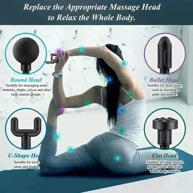 Massage gun for targeted muscle relaxation & regeneration