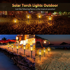 Solar Flame Light – Outdoor Flickering Torch for Garden & Pathways
