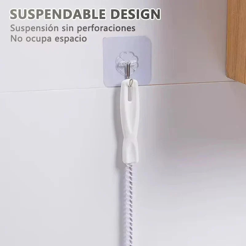 Drainova Pipe Cleaner Brush | Flexible & Reusable | For Bathroom & Kitchen | 45–65 cm