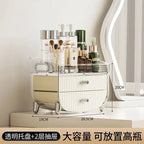 Rechargeable Cosmetic Organizer – Transparent Dustproof Makeup