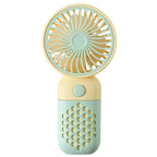 BriseBär Mini Hand Fan | Portable & Rechargeable | Quiet & Fragrance Function | Pastel Colors