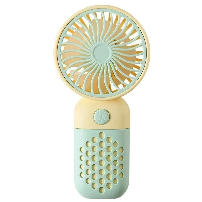 BriseBär Mini Hand Fan | Portable & Rechargeable | Quiet & Fragrance Function | Pastel Colors