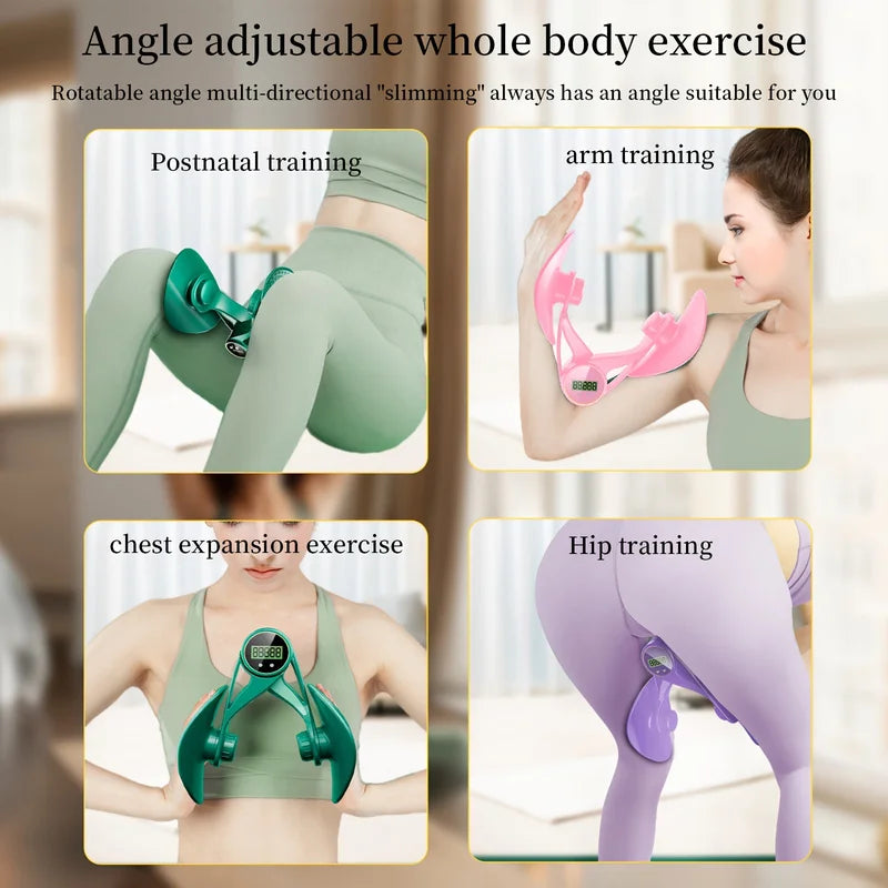Adjustable Inner Thigh and Pelvic Floor Trainer – Compact Fitness Device