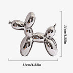 – Small dog sculpture made of balloons